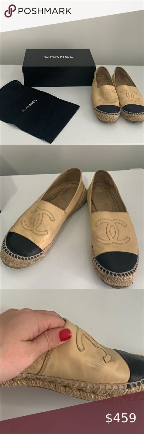 chanel espadryle|authentic chanel espadrilles.